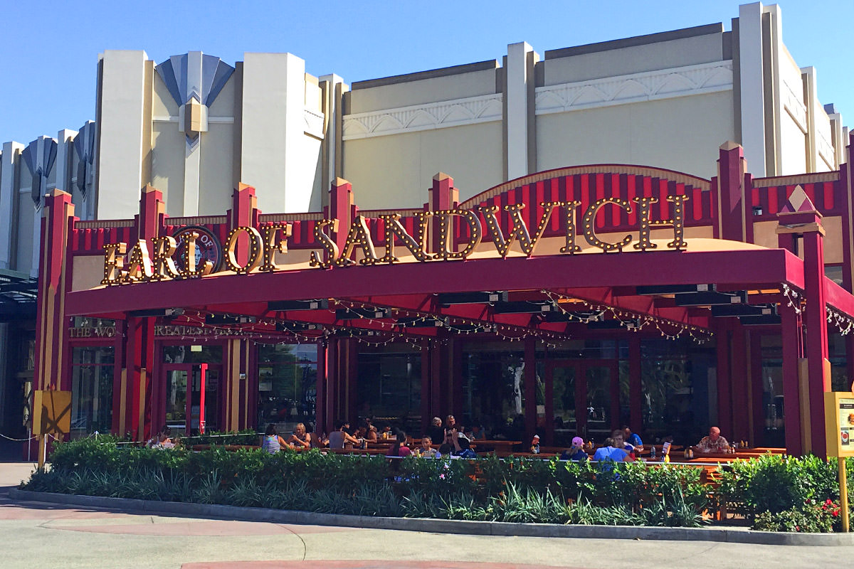 Earl of Sandwich Downtown Disney!