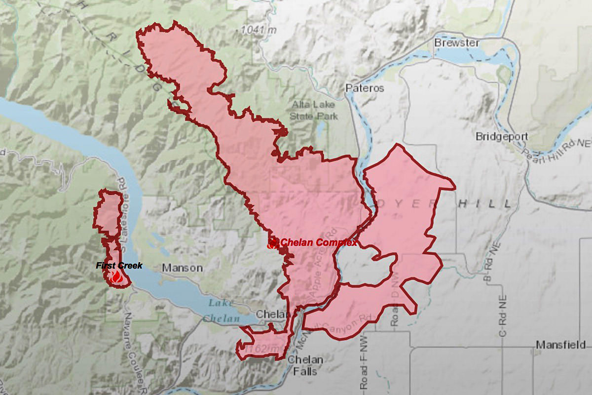 Chelan Fire Map