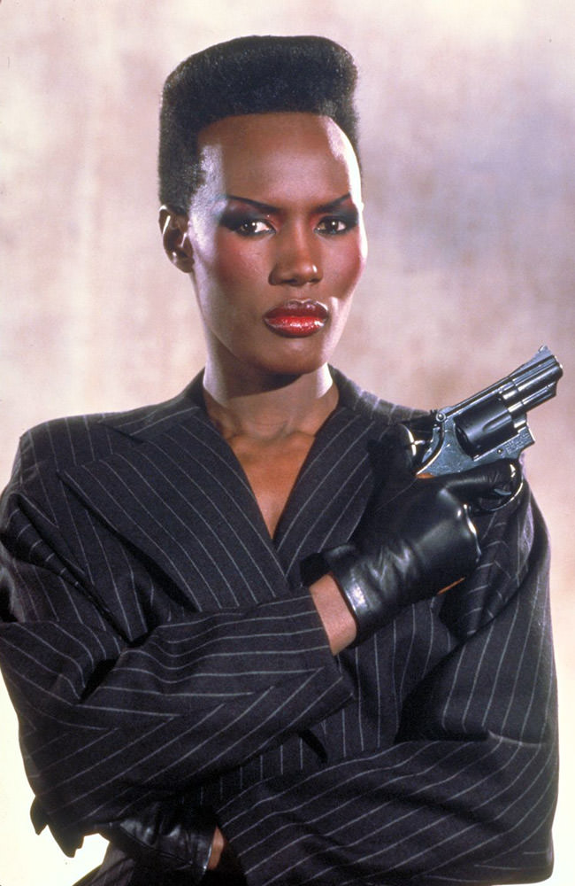 Grace Jones as James Bond's May day