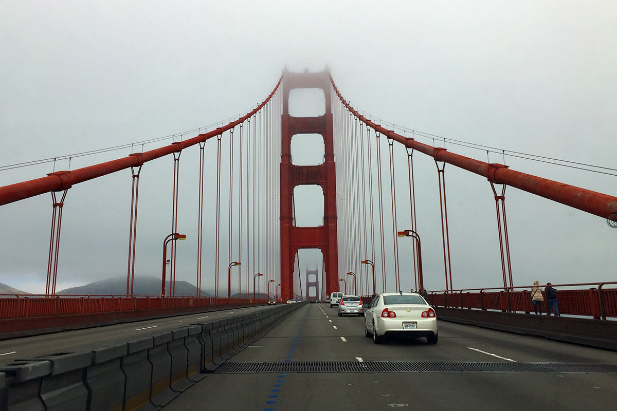 The Golden Gate in the Fog