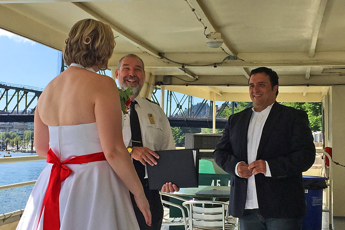 Wedding on a Boat!