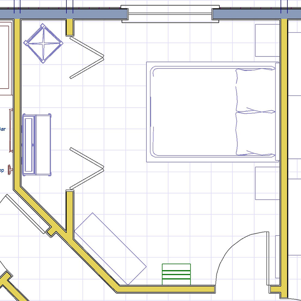 Guest Room Layout Map