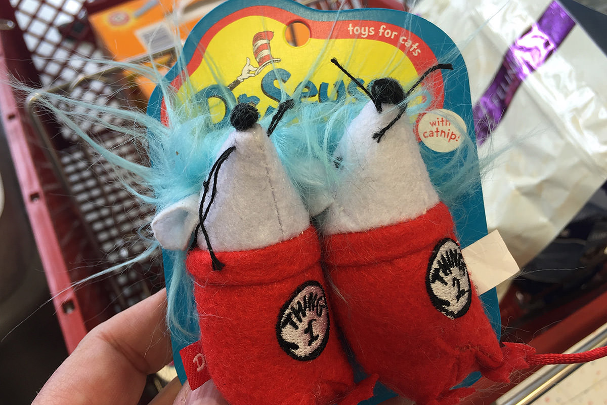 Dr. Suess cat toys!