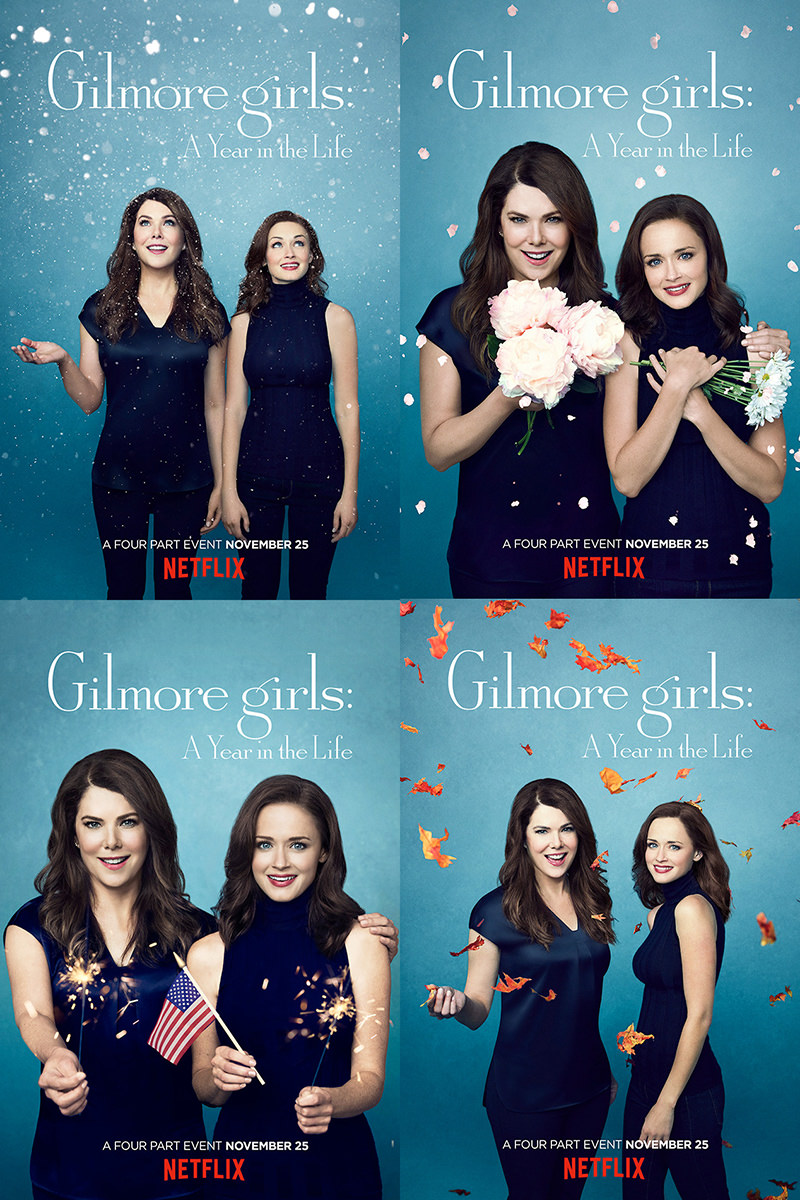 Gilmore Girls A Year in the Life Posters.