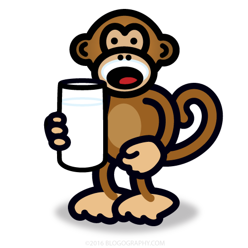 Bad Monkey Lovs Milk