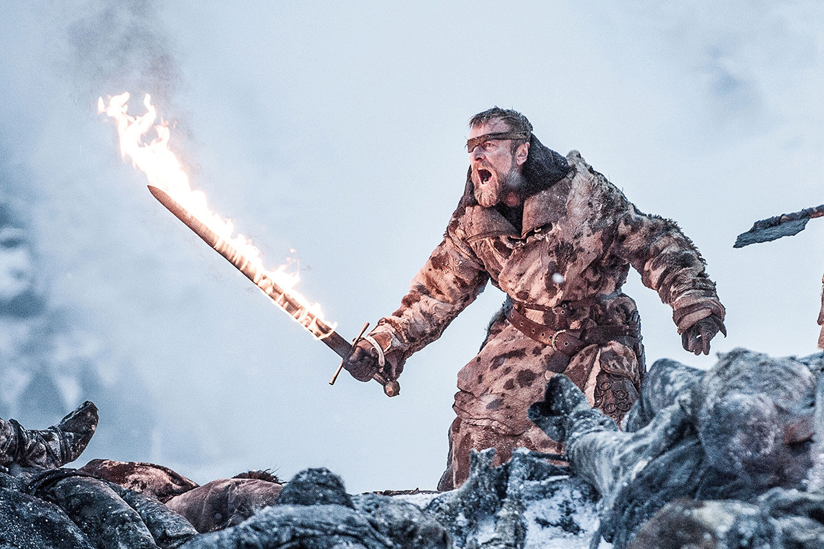 Beric with his Flaming Sword