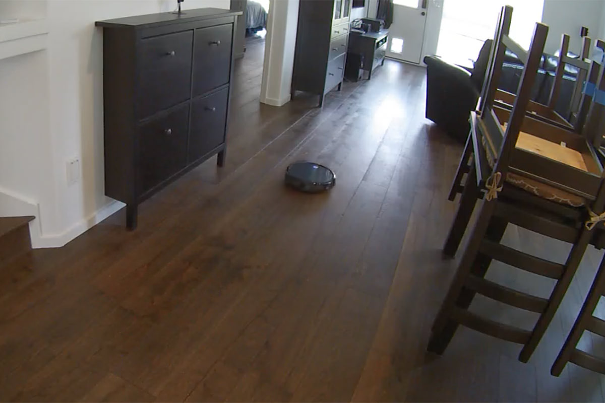 Carl the RoboVac at Work!