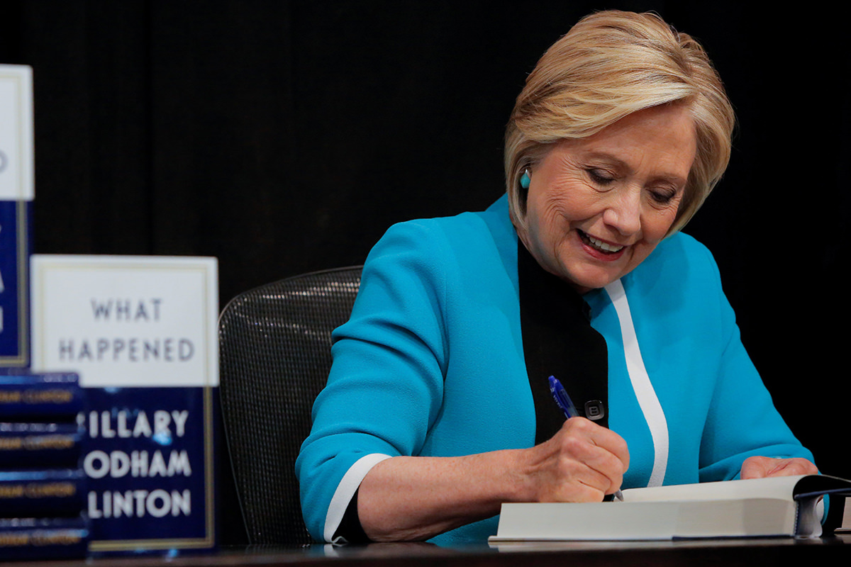 Hillary Clinton and Her Book What Went Wrong