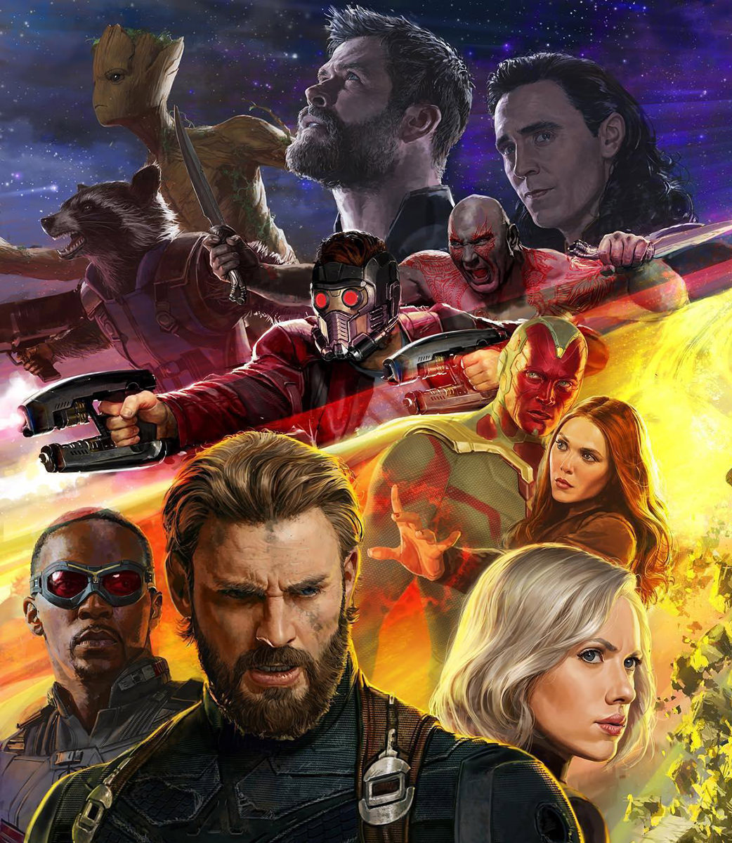 Avengers Infinity War Poster Panel