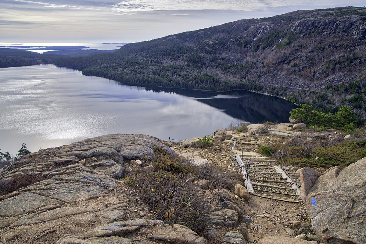 Jordan Pond Overlook Trail!