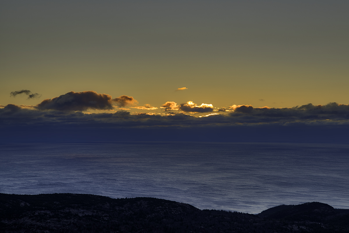 Sunrise from Cadillac Mountain in Acadia