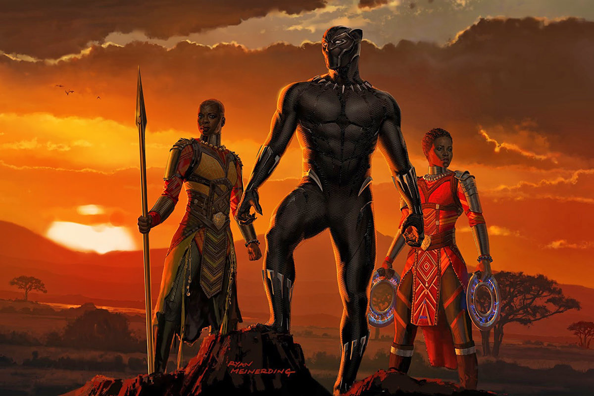 Black Panther Art of the Movie Page