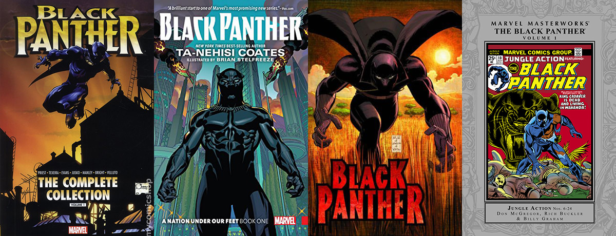 Black Panther Comic Book Covers