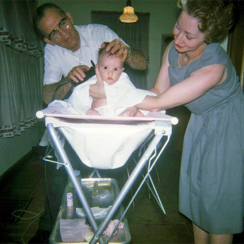 My grandpa the barber.