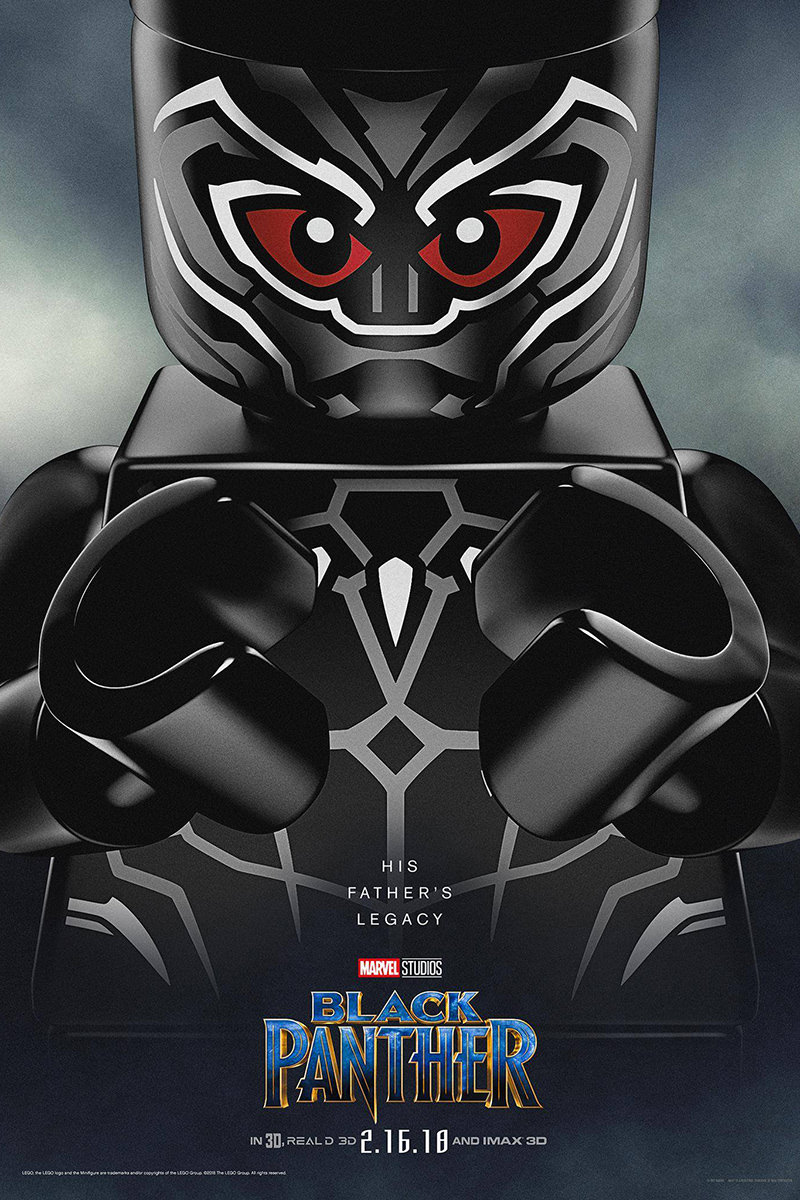 LEGO Black Panther Poster