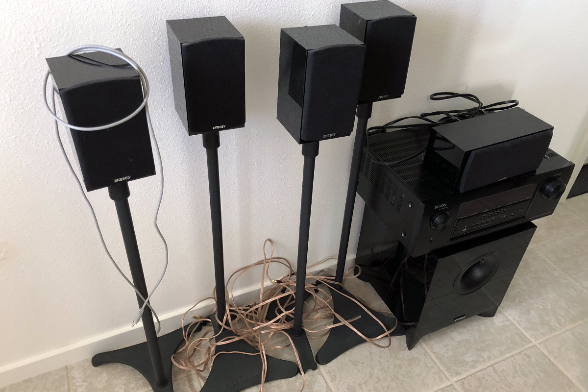 Bunch of old speaker stuff.