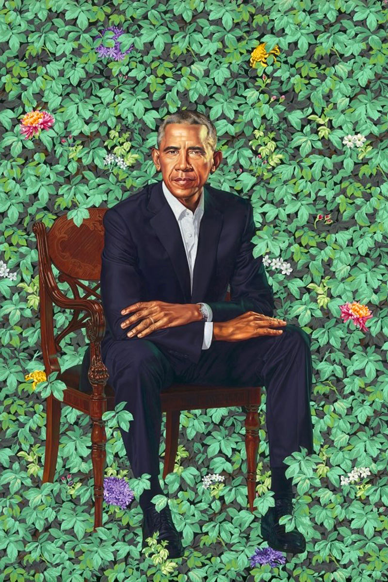 President Obama Portrait by Kehinde Wiley