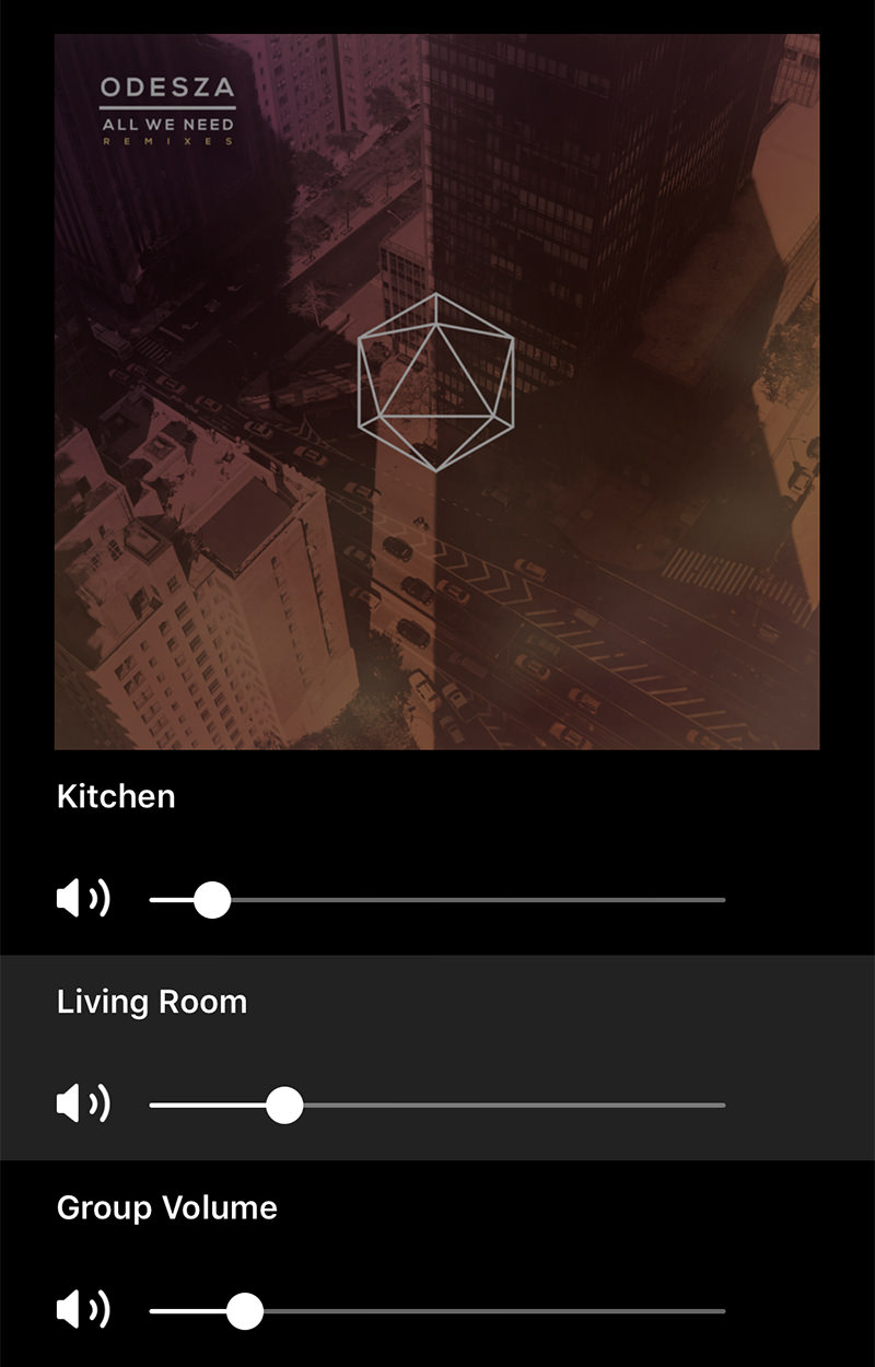 Sonos Volume Controls