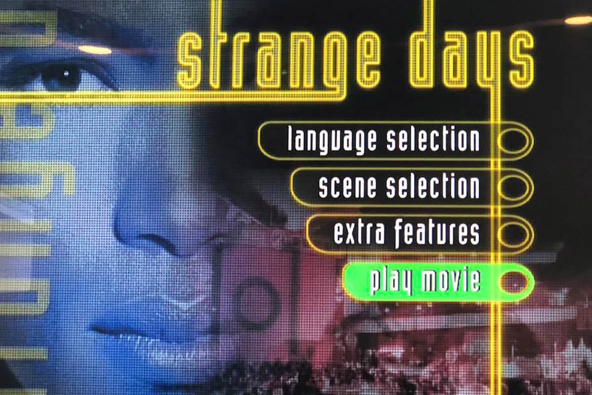 Strange Days DVD Menu Screen