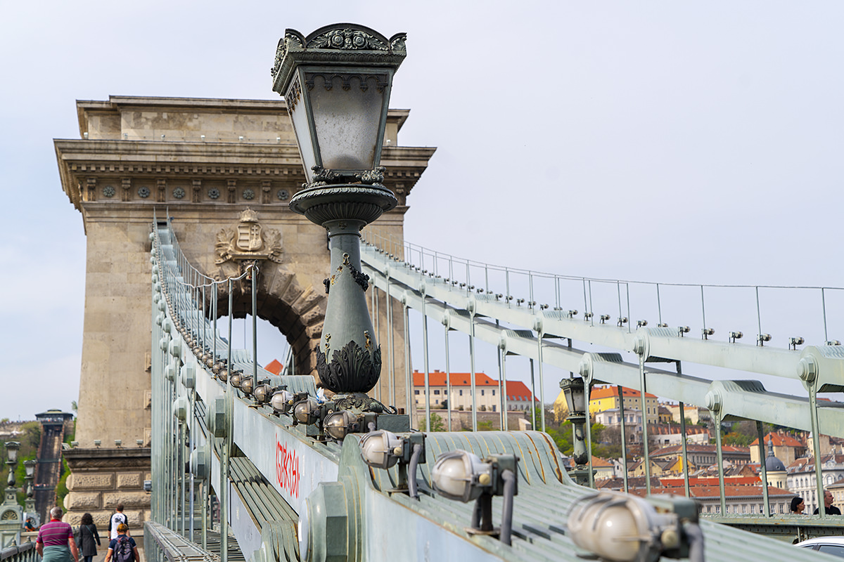 Széchenyi Chain Bridge in Budapest