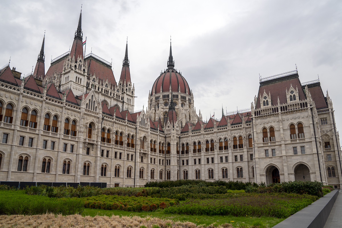 Hungarian Parliament Building in Budapest