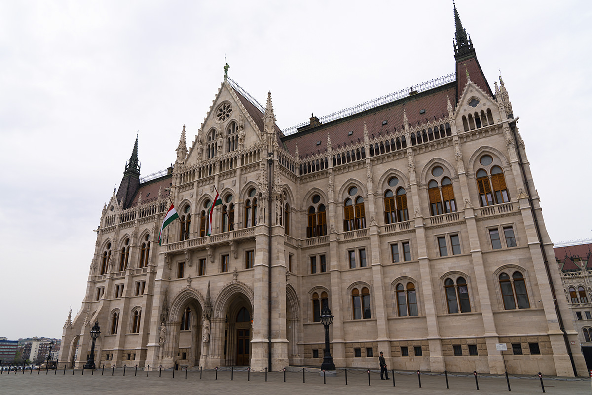 Hungarian Parliament Building in Budapest