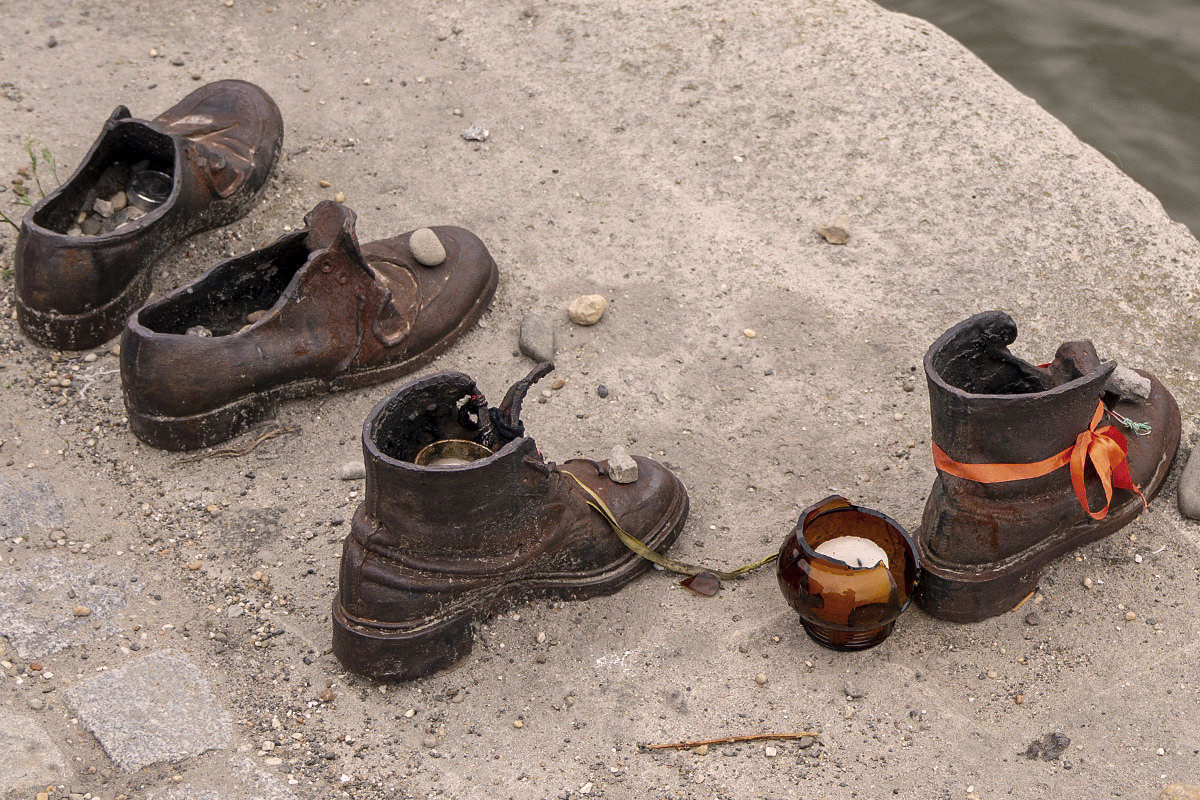 Shoes on the Danube Bank in Budapest