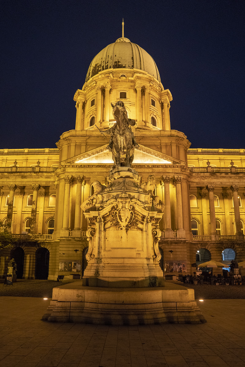 Budapest at Night from Buda Castle