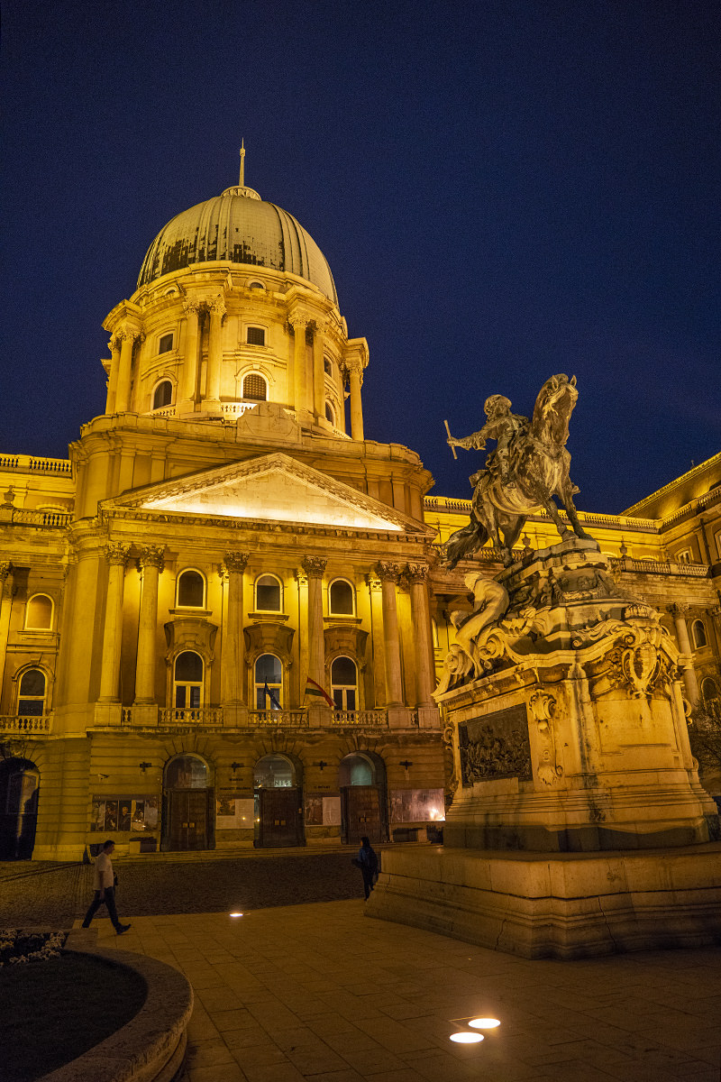 Budapest at Night from Buda Castle