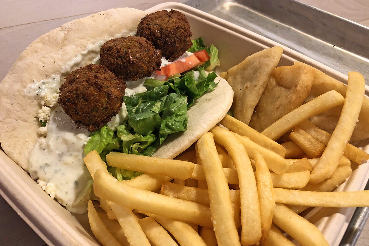 Falafel Pita for Dinner