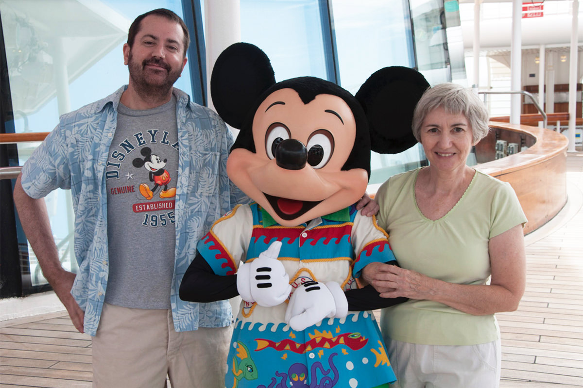 Mom, Mickey, and Me