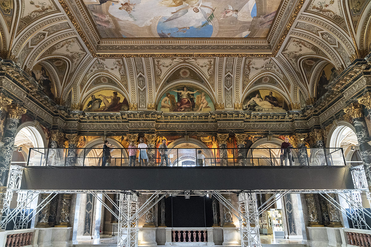 Kunsthistorisches Museum Vienna Stairway to Klimt