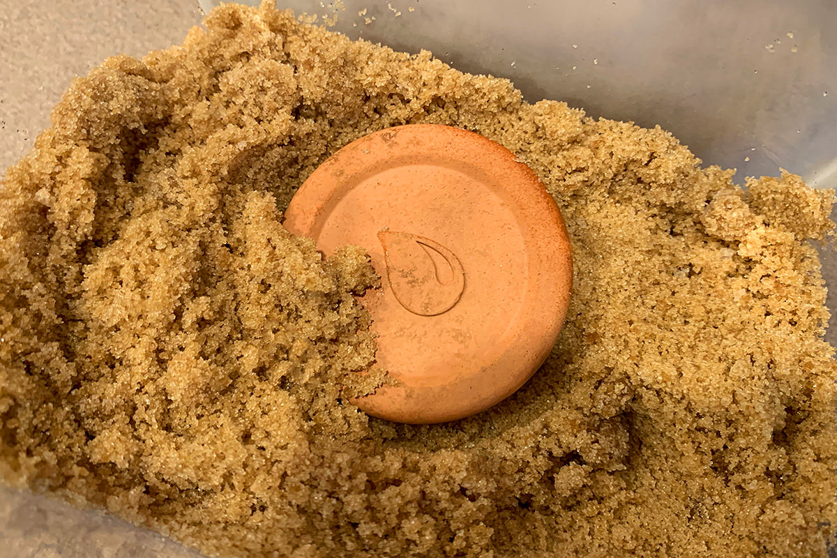 Brown Sugar Terra Cotta Disc