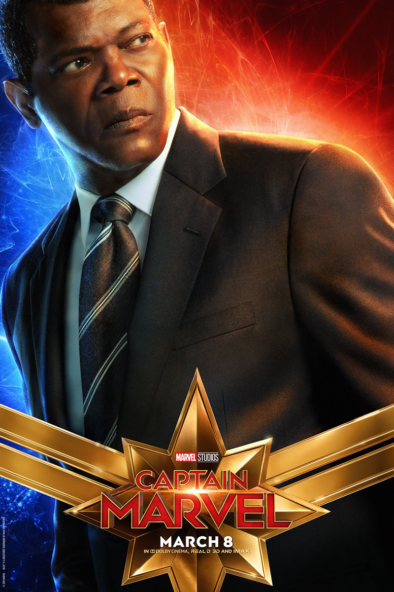 Captain Marvel Character Posters