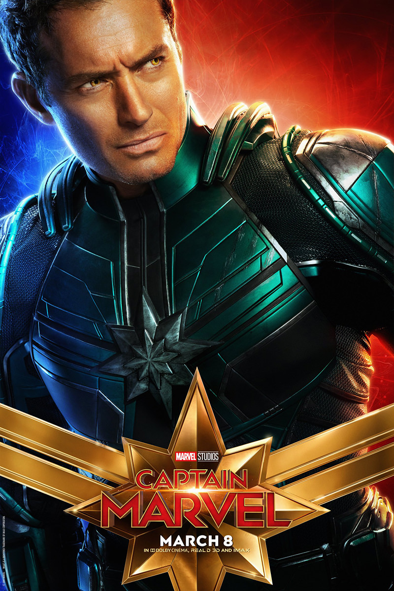 Captain Marvel Character Posters