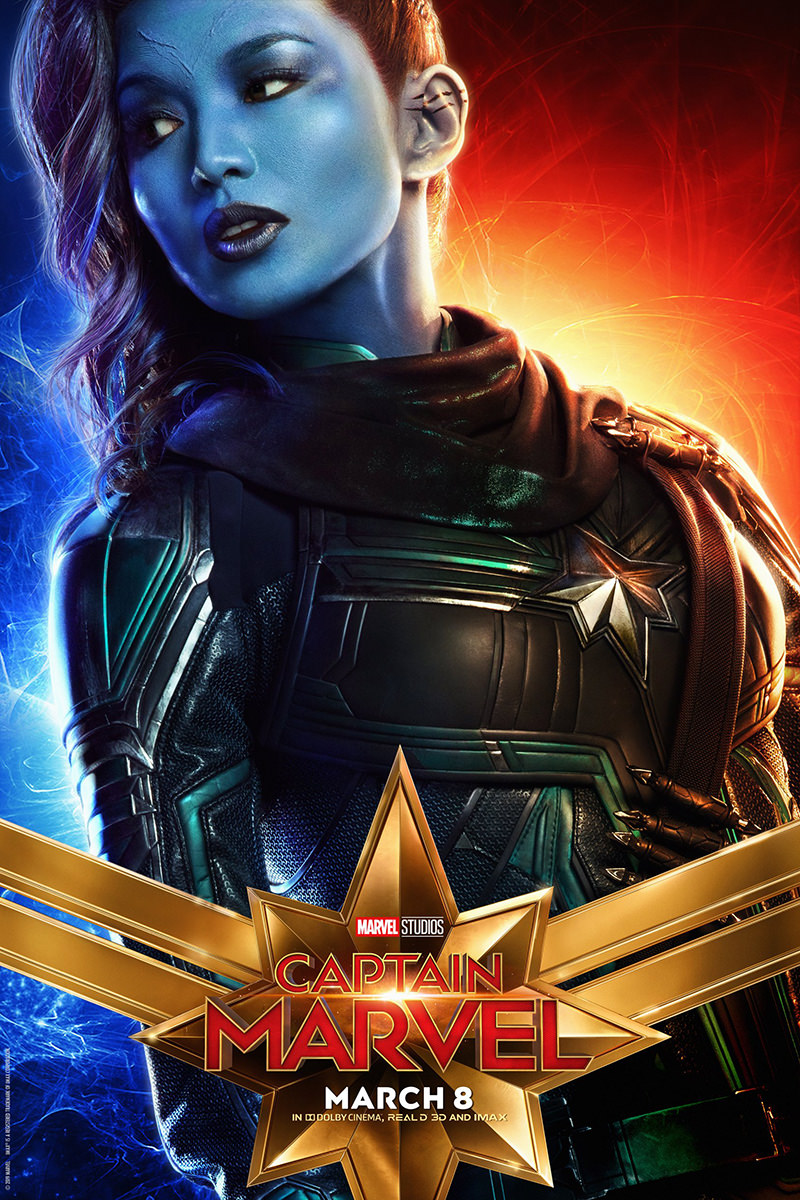 Captain Marvel Character Posters