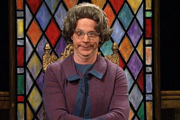 Dana Carvey is The Church Lady on SNL