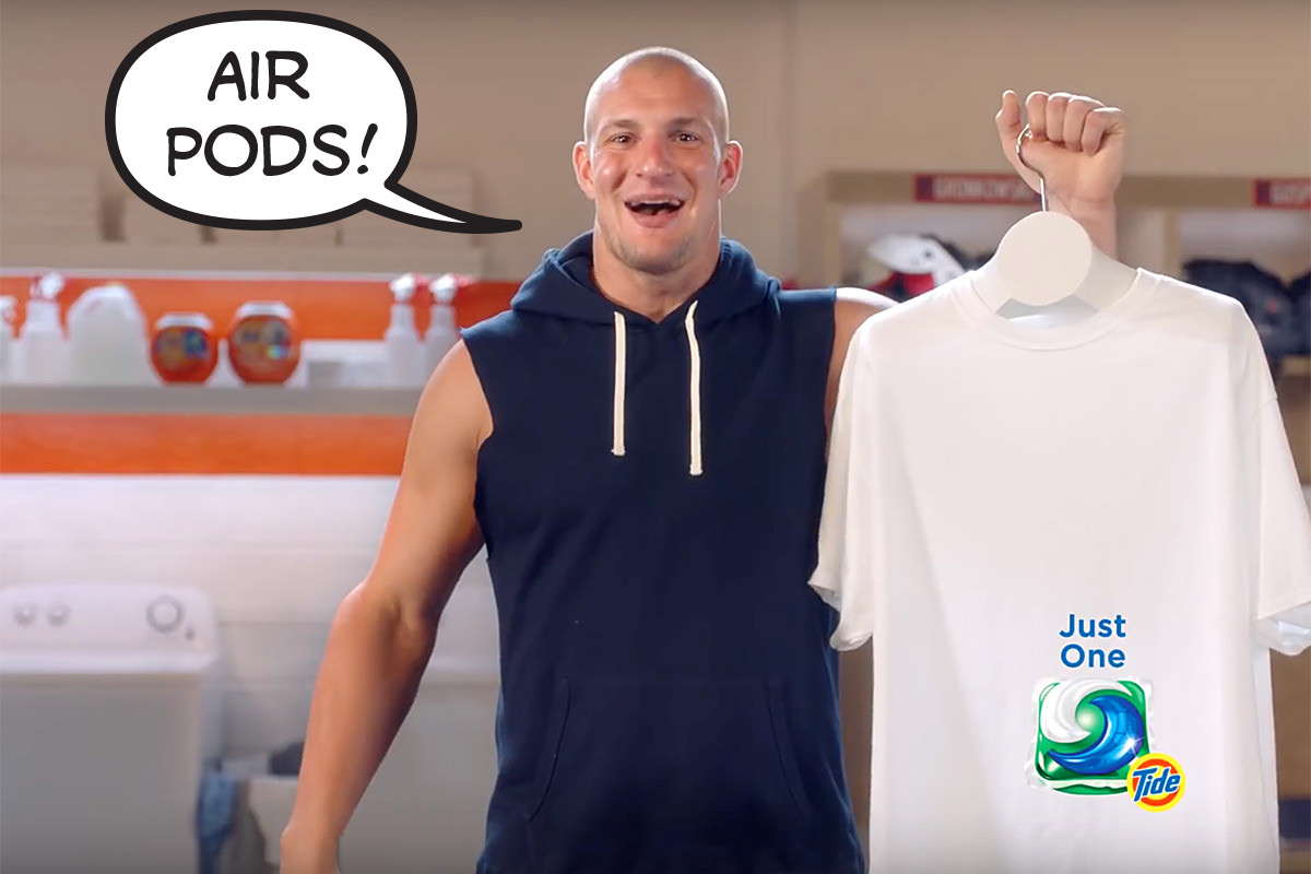 Gronk Tide Pods Says AirPods!