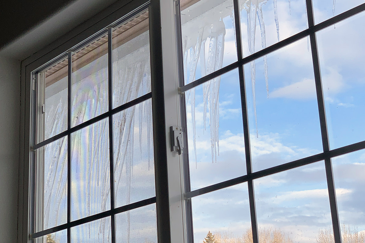 Icicles out my window