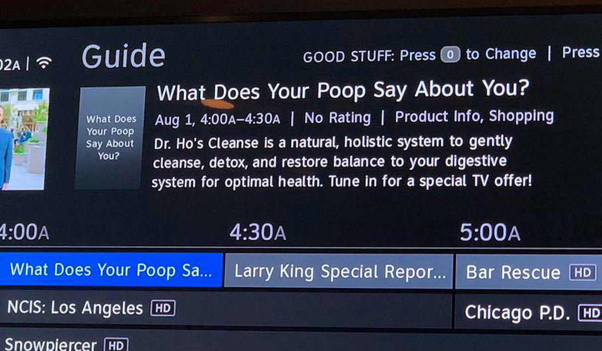 Larry King and Poop