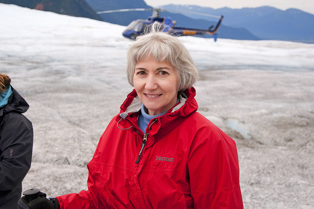 Mom Climbing Glaciers in Alaska