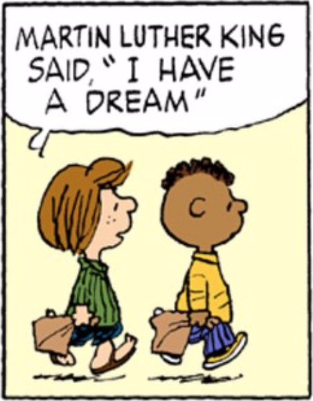 Peanuts on MLK Day