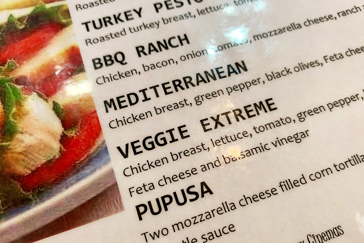 Extreme Veggie Wrap... WITH CHICKEN!
