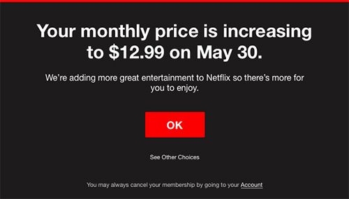 Netflix Price Increase!