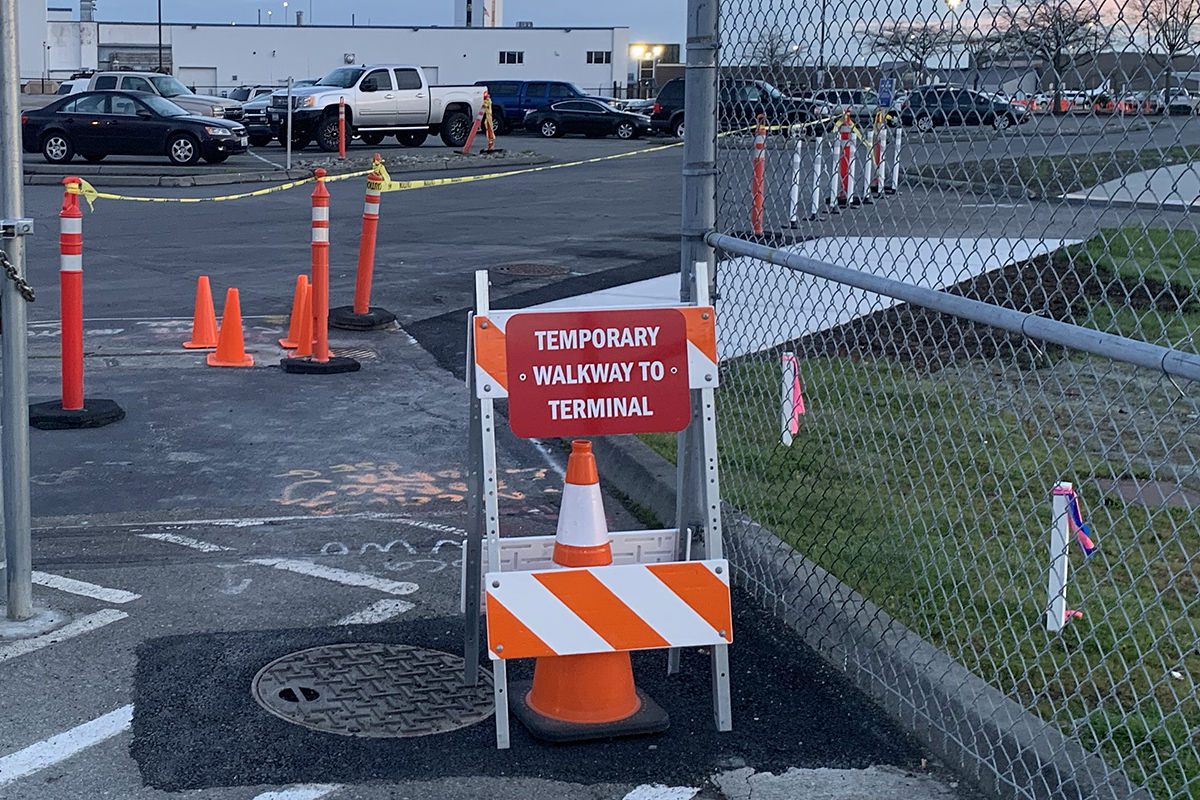 Paine Field Temporary Walkway