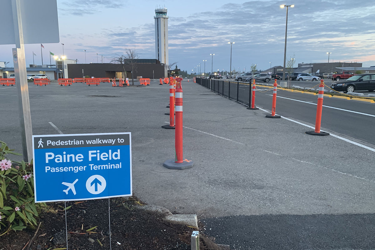 Paine Field Temporary Walkway