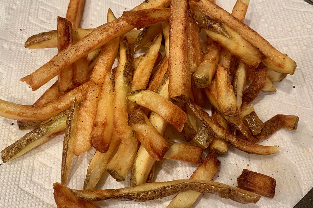 Making Home Pub Fries