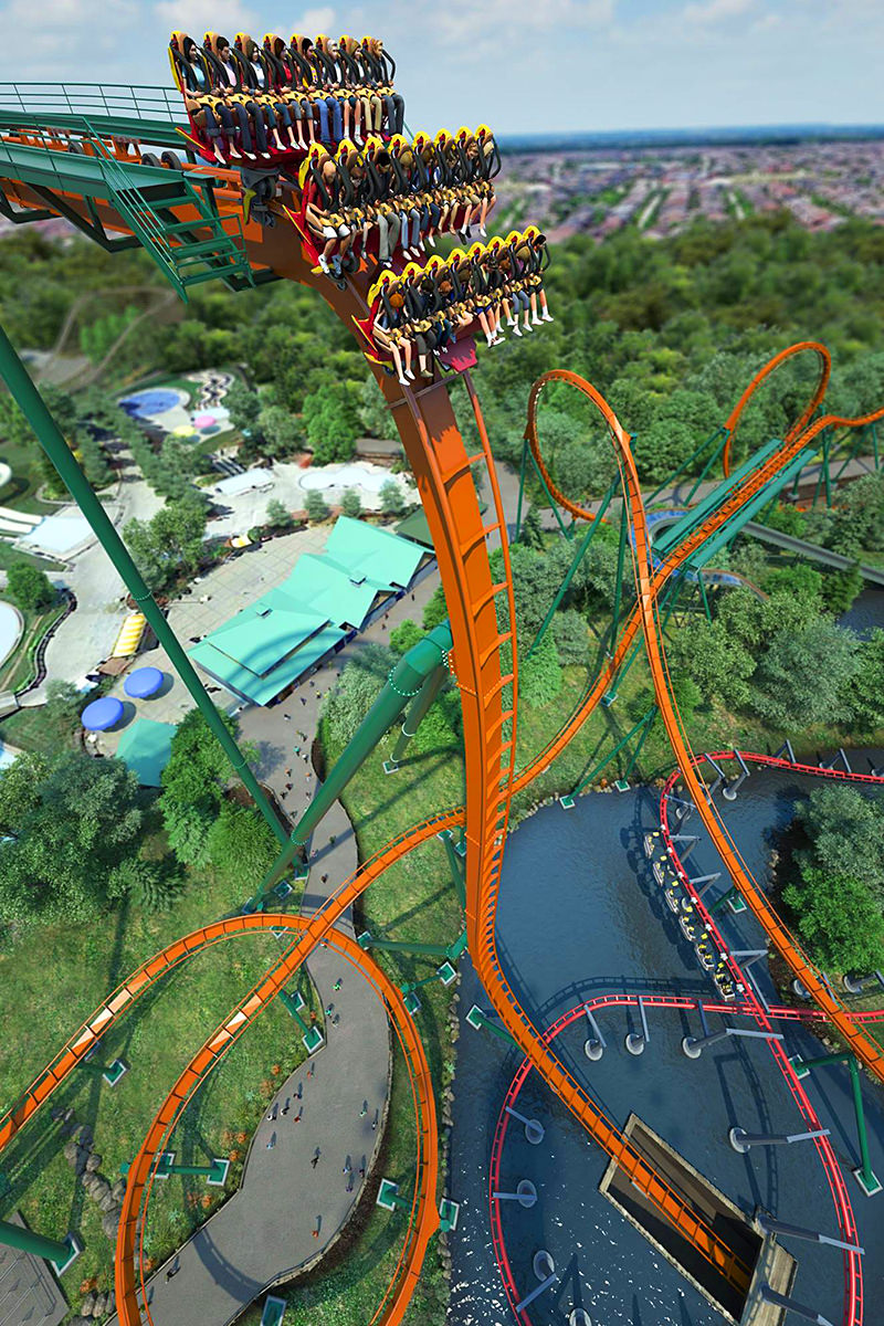 Yukon Striker Roller Coaster Canada's Wonderland