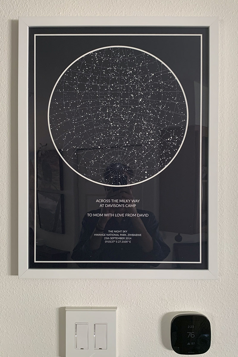 My Night Sky Star Map Print