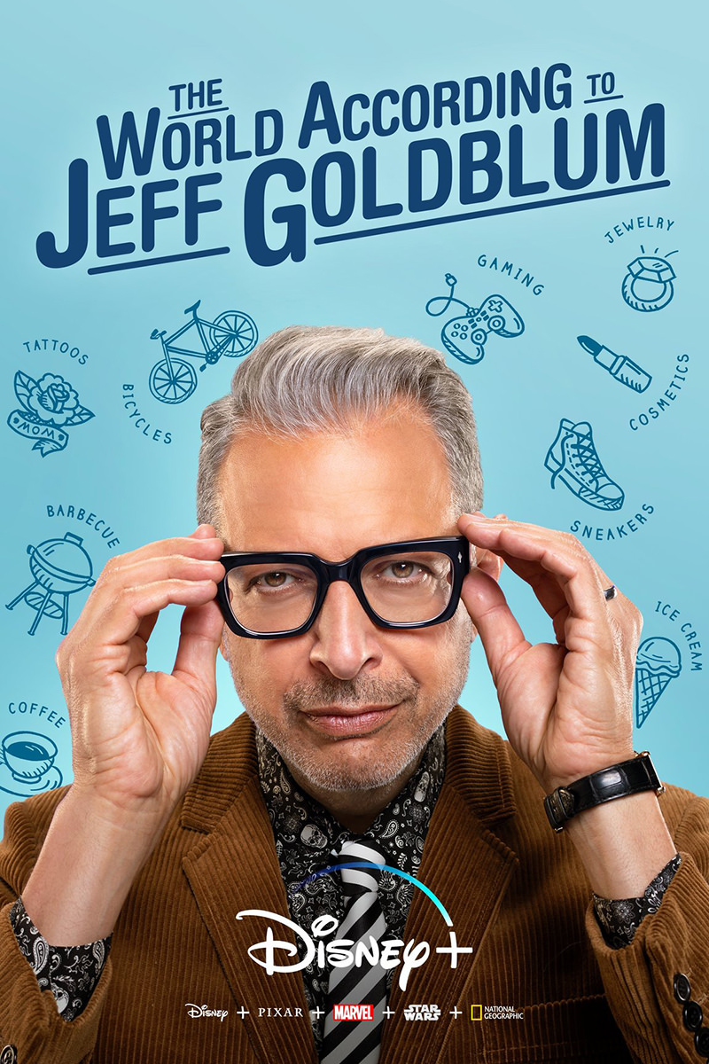 The World According to Jeff Goldblum poster.